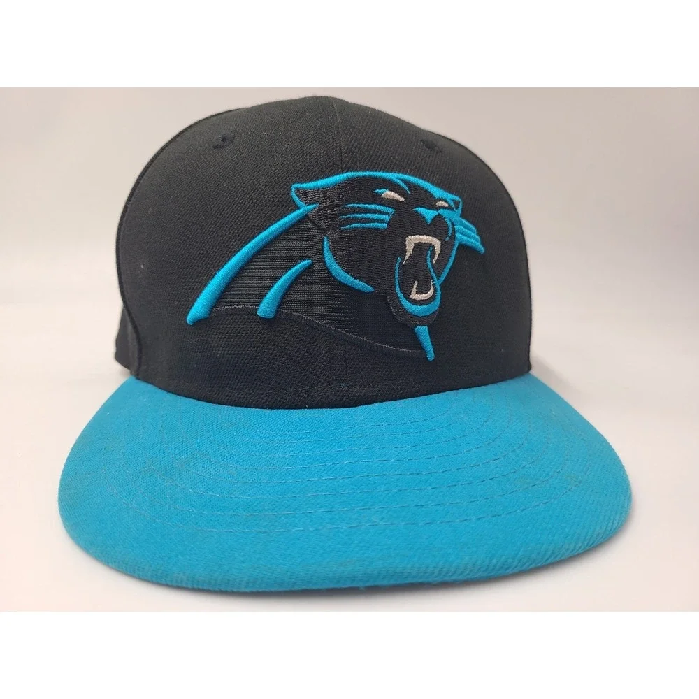 Carolina Panthers Luke Kuechly #59 New Era 59Fifty Fitted 6 3/4 Hat‎ Cap Black
